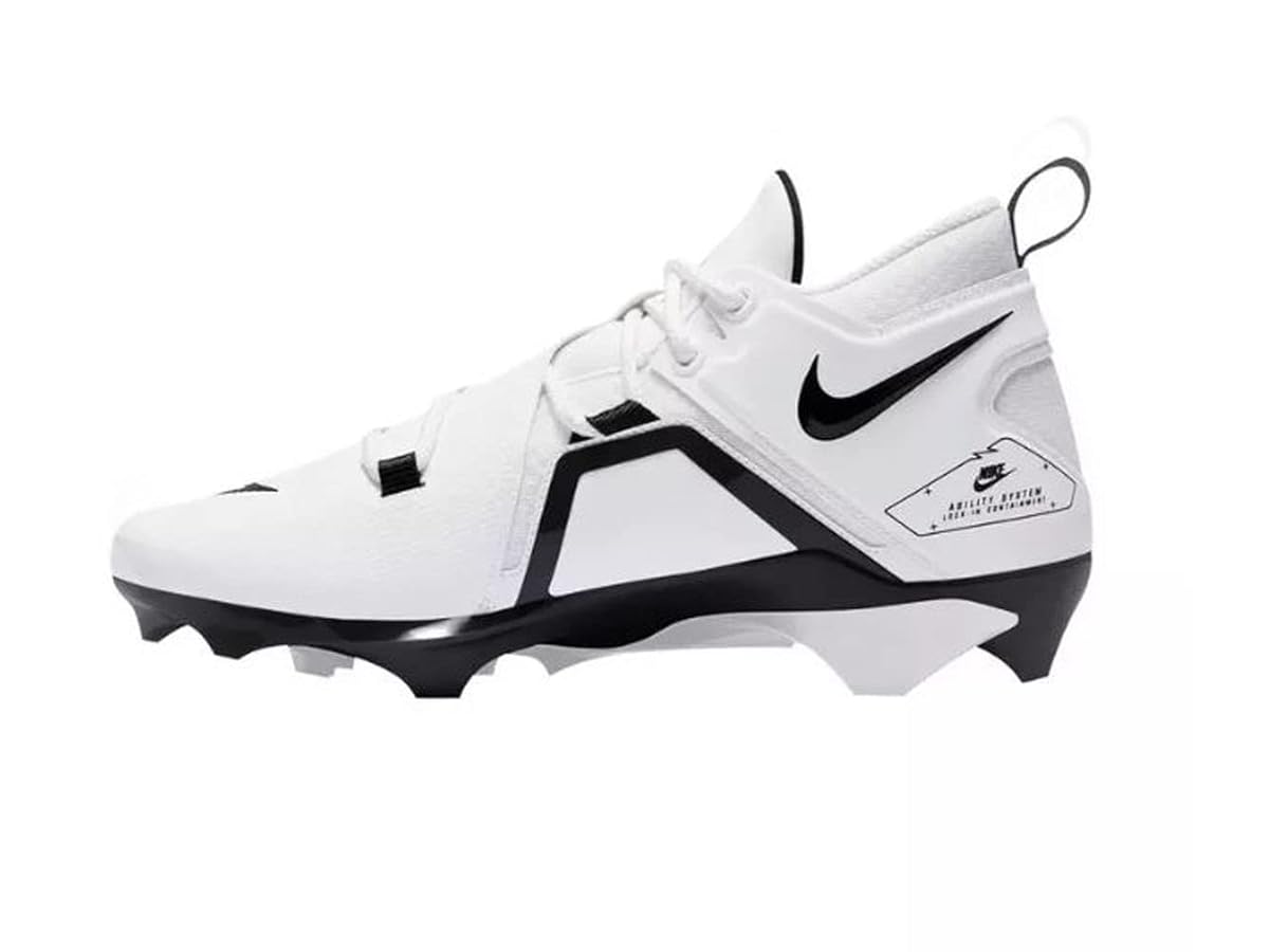 Amazon.com | Nike Men's Alpha Menace Pro 3 shoe, White/White